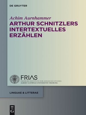 cover image of Arthur Schnitzlers intertextuelles Erzählen